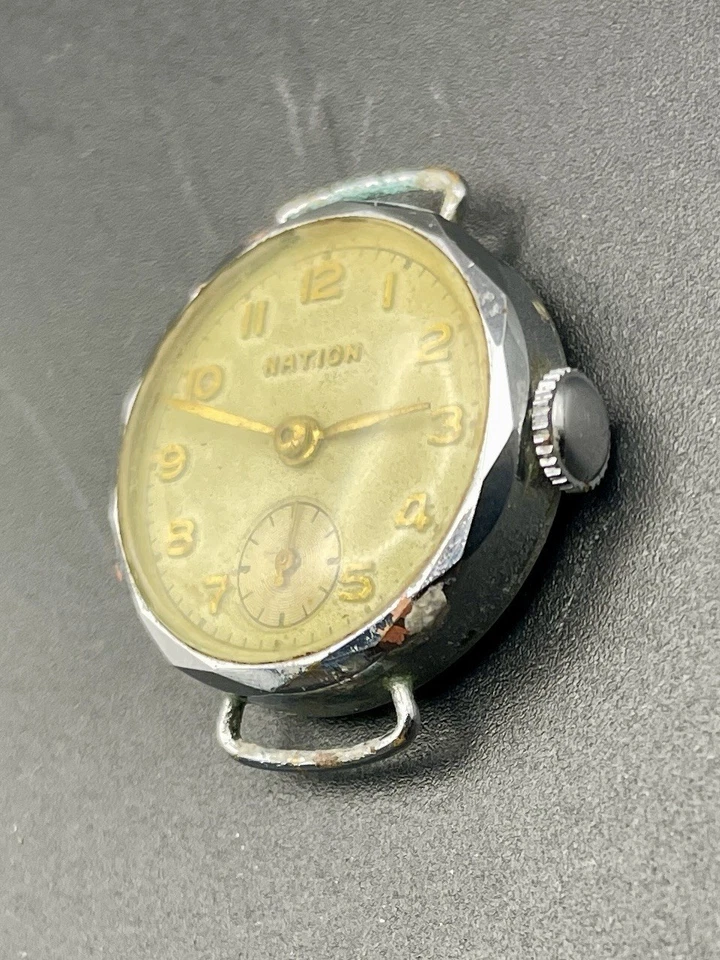 Rare Vintage 1930 SEIKO Sha NATION  sub second  Manual  Watch Exe +5 - Image 2 of 3