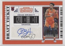2019-20 Contenders Draft Picks College Ticket Blue Foil Oshae Brissett Auto 15fy