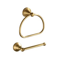 Antique Hand Towel Holder Toilet Paper Holder 2 Pieces Set Bathroom Hardware ...