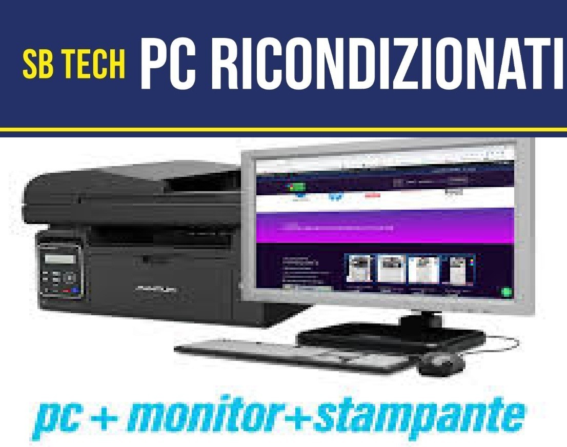 PC Fisso Ricondizionato Core 2 Duo 1.80GHz, 2GB RAM, HDD 80GB, Win XP Con Porte LPT1 E RS232