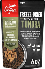 ORIJEN Epic Bites Tundra Recipe Freeze-Dried Dog Food 6Oz - WholePrey Treats