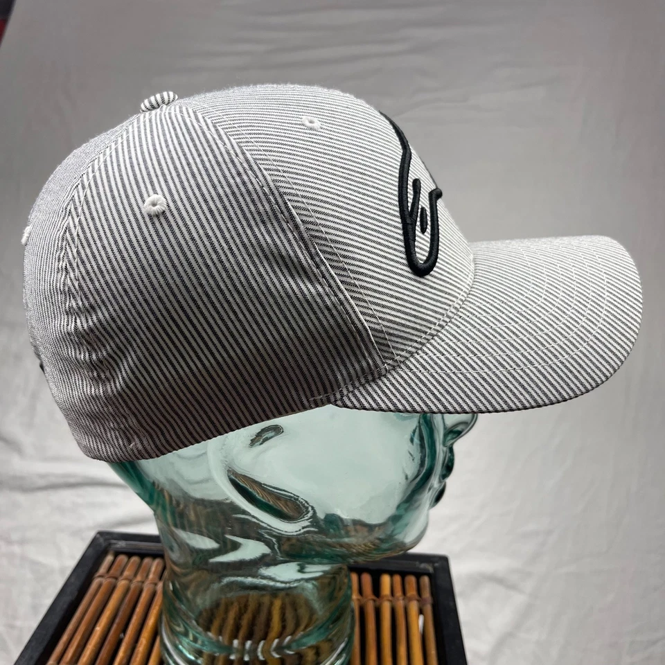 Gorra de Colección Alpinestars Para Hombre Pequeña Mediana Flexible Rayas Montar Motocross Y2K Foto 3 de 4