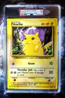 2000 POKEMON GAME PROMO TOP DECK MAGAZINE-JUMBO #58 PIKACHU PSA 7