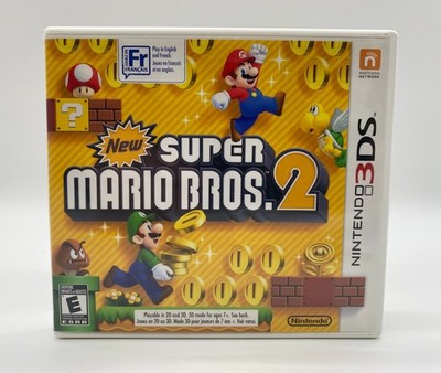 Super Mario Bros. (Nintendo 3DS, 2012) Case and Game Only NO INSERTS - Working!