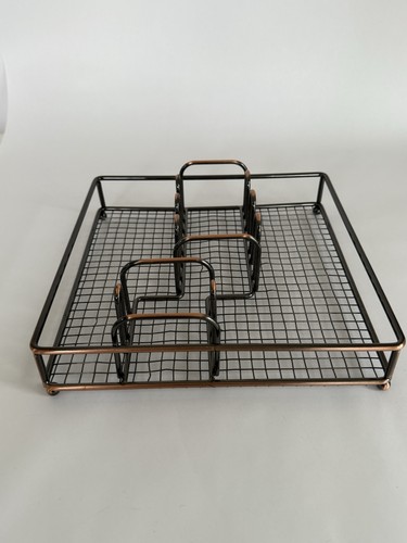 Cambridge Waylon Mirror Rustic Caddy kitchen utensil drawer organizer - Picture 2 of 11
