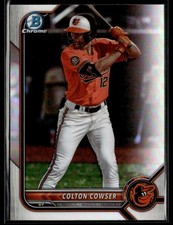 2022 Bowman Draft #BDC-149 Colton Cowser Chrome Refractor Baseball Card 1503G