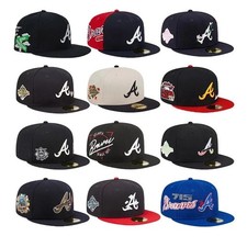 Atlanta Braves World Series Collector MLB 59FIFTY Fitted Baseball Men Cap IN BOX