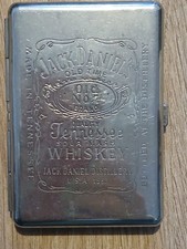 vintage jack daniels cigarette case / card holder
