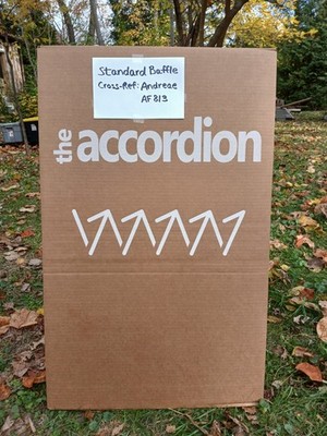 AFX Baffle Accordion Paint Booth Exhaust Filter 36'' x 30' (REF Andreae AF813)