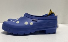 Sabot de pluie Joules Pop On bleu marguerite chaussures de jardin femme taille US 5 neuf avec étiquette