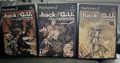 .hack G.U. Trilogy - Vol. 1-3 - CIB - PS2 (NTSC-U/C) - Very Good Condition!