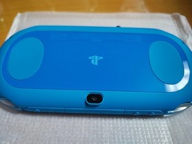 Never Used Sony PlayStation PS Vita PCH-2000 Slim Aqua Blue Model