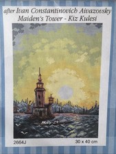 Printed needlepoint Tapestry Gobelin 30x40 cm Orchidea Canvas Only