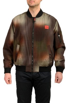 Hugo Boss ''Byler2321'' Water Repellent Full Zip Bomber Jacket US L IT 52