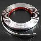 14mm ( 1,4cm ) x 2,45m CHROME CAR STYLING MOULDING STRIP TRIM ADHESIVE