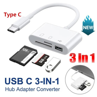 Hot  Clearance Prices  3 in 1 OTG Adapter SD/TF Card Reader For Android Phone