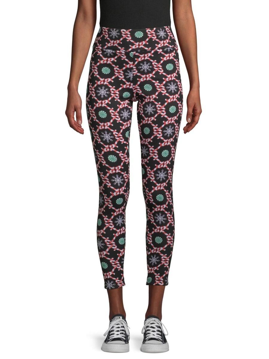 No Boundaries Junior Girls High Rise Christmas Faux Fur-Lined