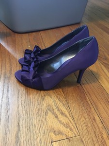 purple 3 inch heels