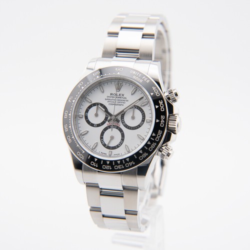 ROLEX Daytona 126500LN Bianco Garanzia 2024 Scatola/Carta - Foto 2 di 24