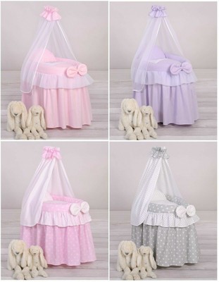wicker baby doll moses basket australia