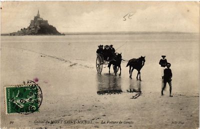 AK Le Mont St-MICHEL - La Voiture de Genéts (632675)