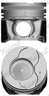 NÜRal Kolben FüR Ford Fiesta V Jh_ Jd_ 1.4 Tdci Fusion Ju_ Peugeot 206+ T3E-image