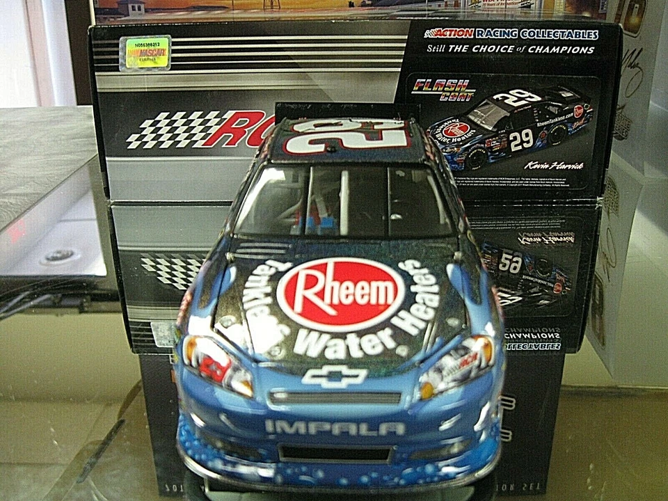 RARO!! 2011 KEVIN HARVICK RHEEM AQUECEDORES SEM TANQUE FLASHCOAT COR STEWART HAAS - Imagem 4 de 4