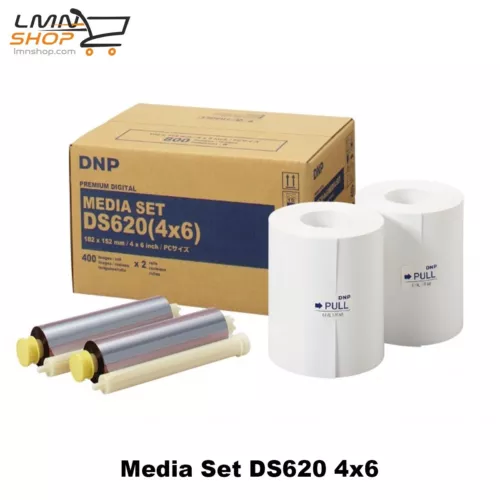 DNP DS620 Media Set 4x6" (10x15 cm) 800 Ausdrucke Prints DS 620 Mediaset Drucke