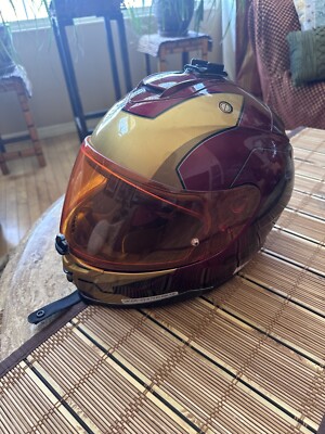 HJC IS-17 Marvel Iron Man Street Motorcycle Helmet Size