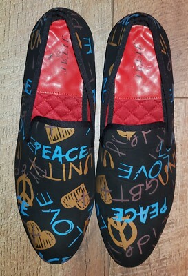 JITAI Luxury Men Shoes Graffiti Loafers Sz. 10.5 | eBay