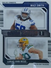 2023 Panini Contenders Round Numbers#7 Lukas Van Ness / Mazi Smith 