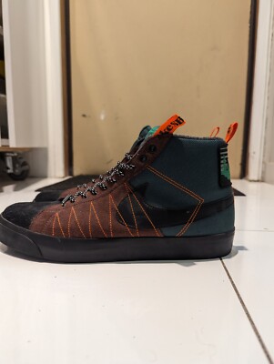 Size 12 - Nike Blazer Mid Premium SB Acclimate Pack - Noble Green 2021