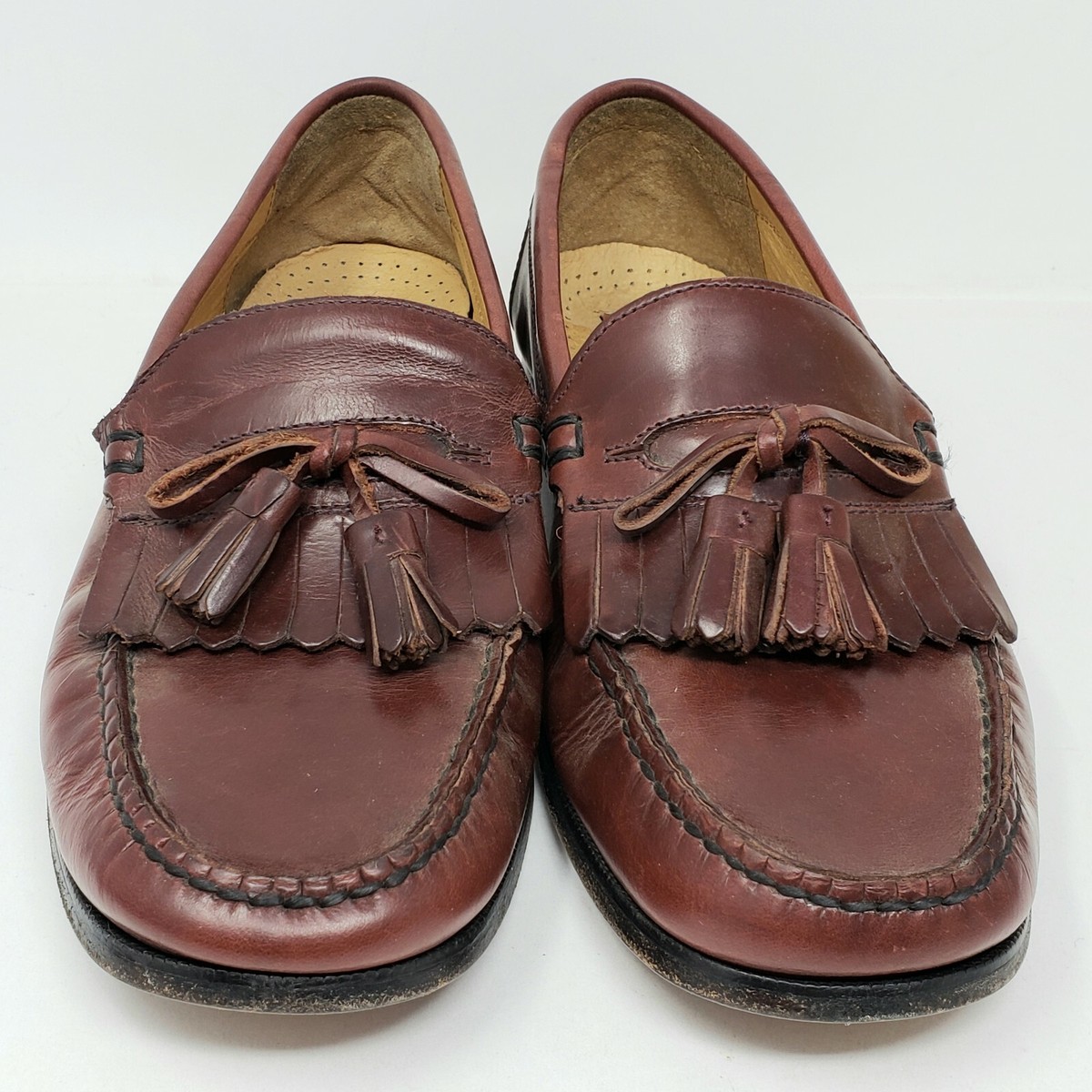 Florsheim Mens 9 N Narrow Driving Loafers Slip On Leather 