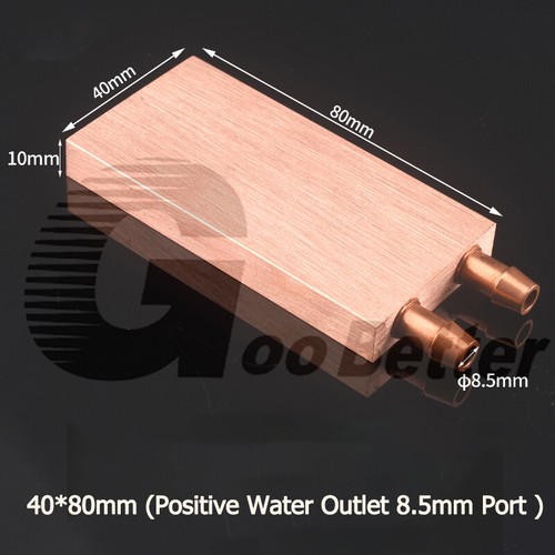 Copper Water Cooling Block For PC CPU GPU Liquid Water Cooler Heat Sink System - Picture 14 of 20