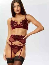 ann summers Sensual Siren Burgundy Bra 34B