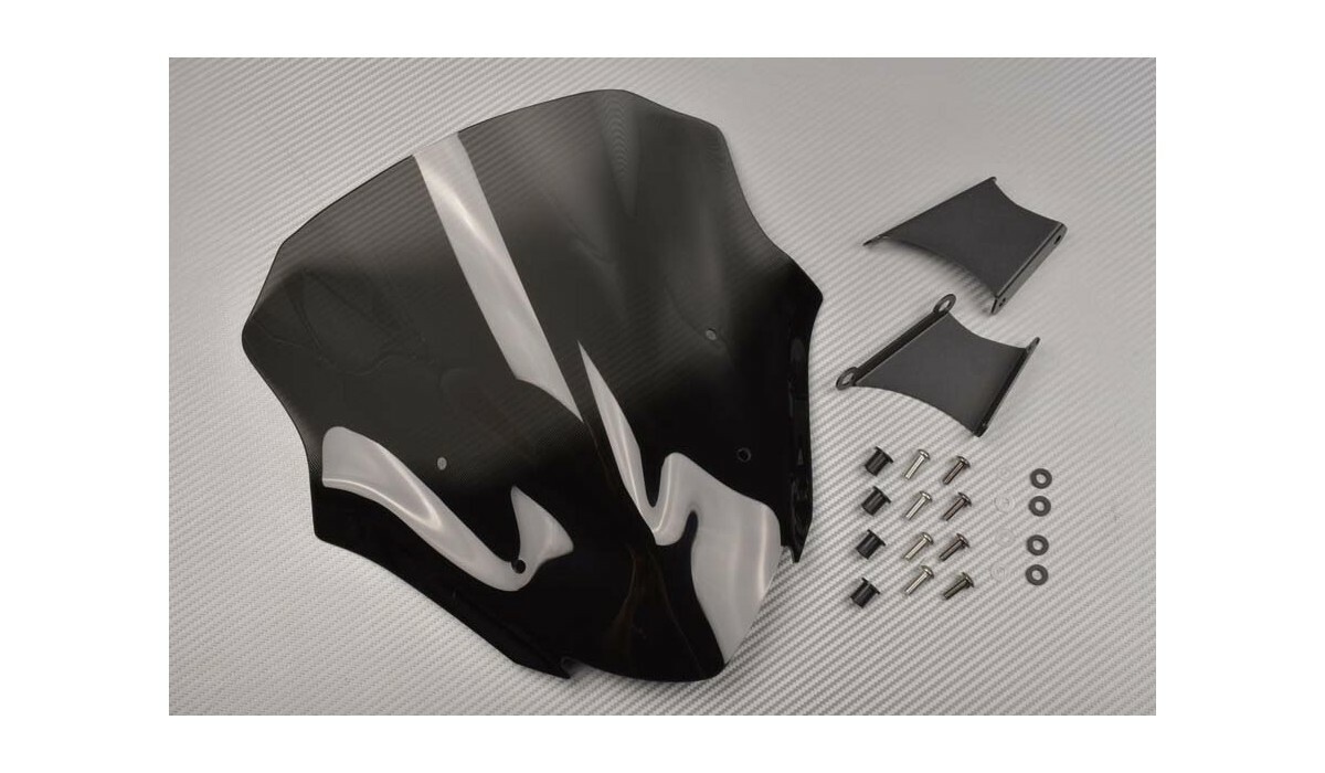 Bulle moto YAMAHA MT09 contre la pression du vent et la fatigue cervicale 2017-2020