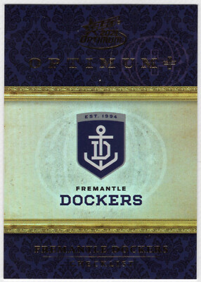 2021 AFL OPTIMUM PLUS + PARALLEL CARD - OPP47 Checklist (FREMANTLE DOCKERS) #103