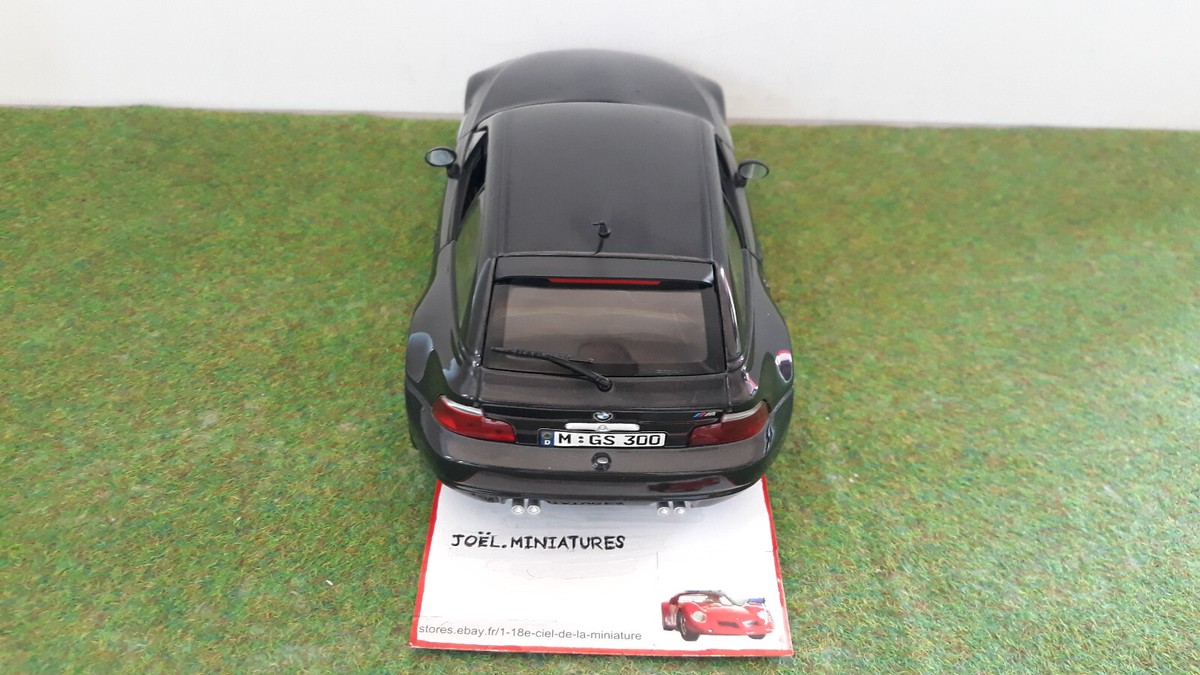 BMW Z3 M COUPE noir métal échelle 1/18 UT MODELS voiture