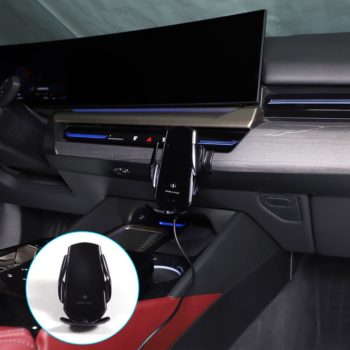 Dashboard Wireless Charger Car Phone Holder For BMW Series G60