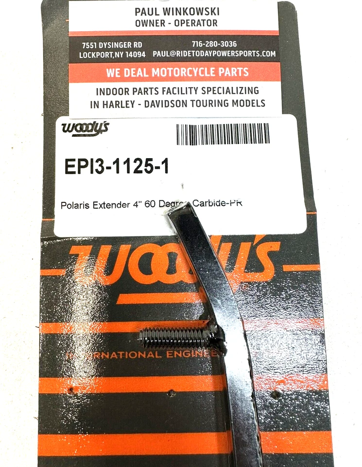 Woodys 4" extensor de metal duro trilha corredor superior plano 2007-2024 Polaris - EPI3-1125 - Imagem 3 de 4