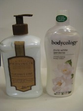Lot of 2 body lotion La Bella Provincia Coconut lime16.9oz bodycology White gard