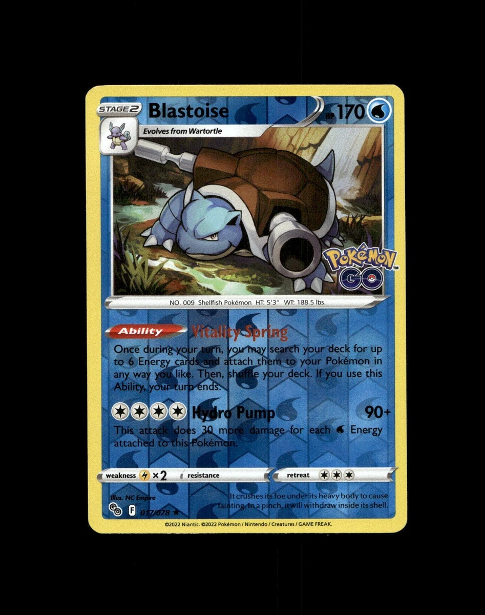 Blastoise 017/078 Pokmon GO for sale | eBay