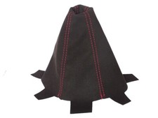 Shift Boot For Acura Rsx 2002-2006 Faux Suede Red Stitching