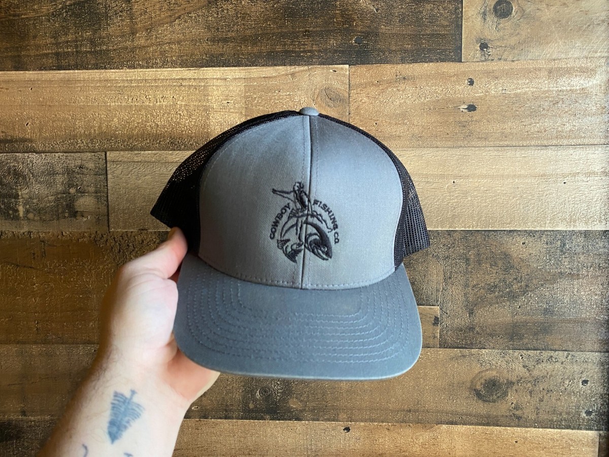 Cowboy Fishing Co Snapback Hat Half Moon Bay California Adult Mens Cap  Trucker