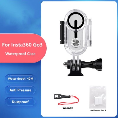 For Insta360 GO 3 Waterproof Case Housing Dive Case Underwater Protective 40M