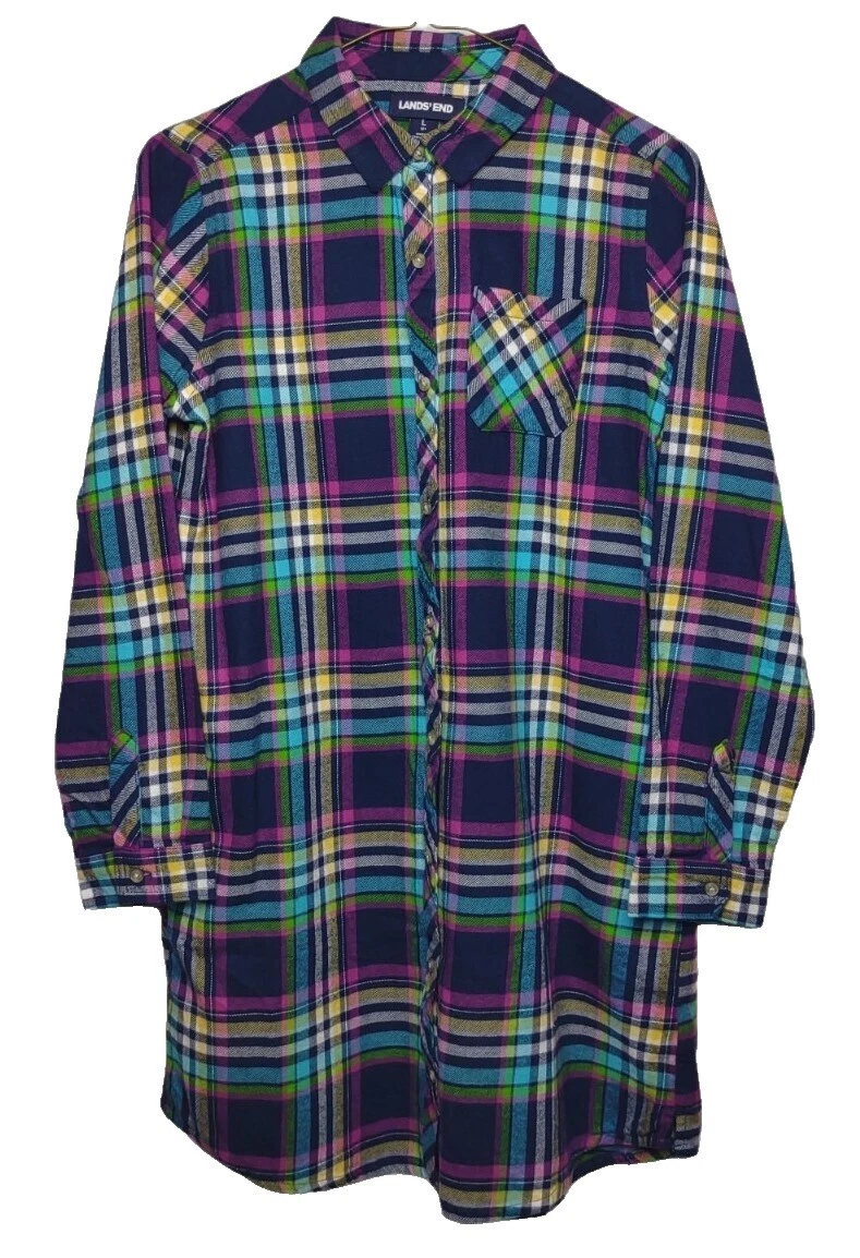 Casual Lands' End Multicolor Dresses for Girls