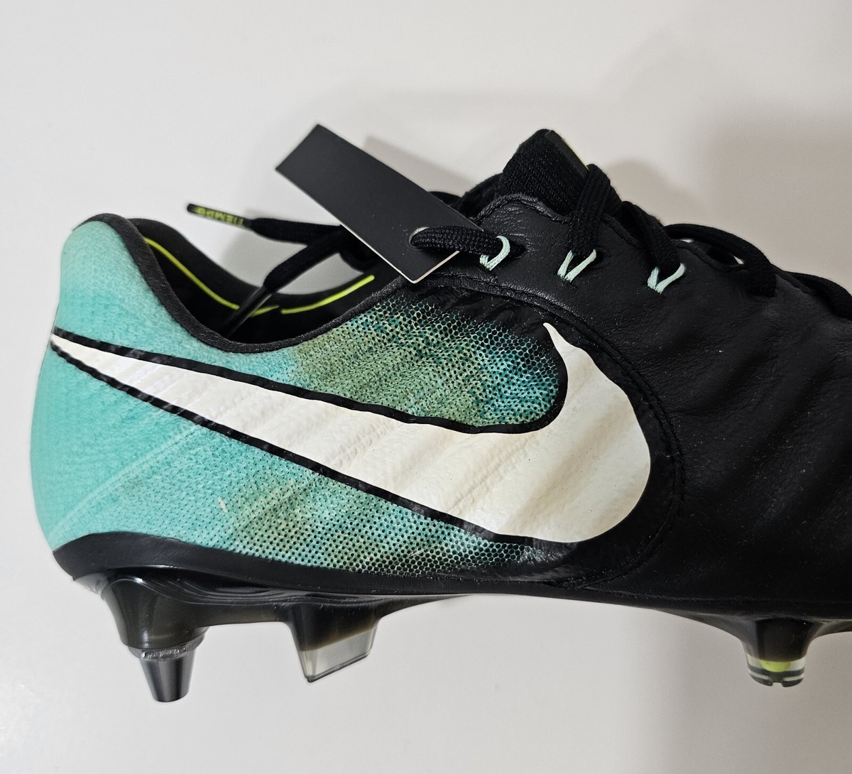 Nike Tiempo Legend 7 Elite FG Womens Shoes Black Aqua Size