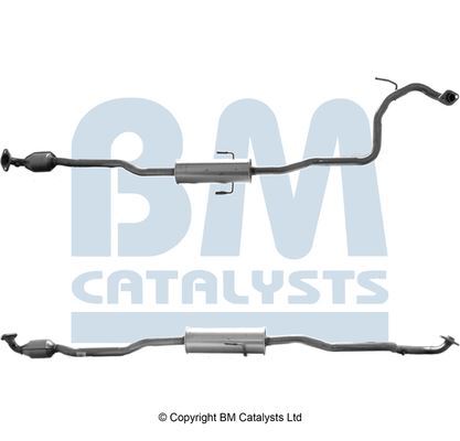 Catalyseur pour Peugeot 407 2.0 essence avec kit de fixation complet - 3