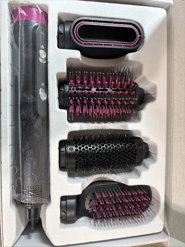 Hight Speed Hair Brush Blow Dryer,Negative Ionic Thermal Curling Brush,Hot Ai...