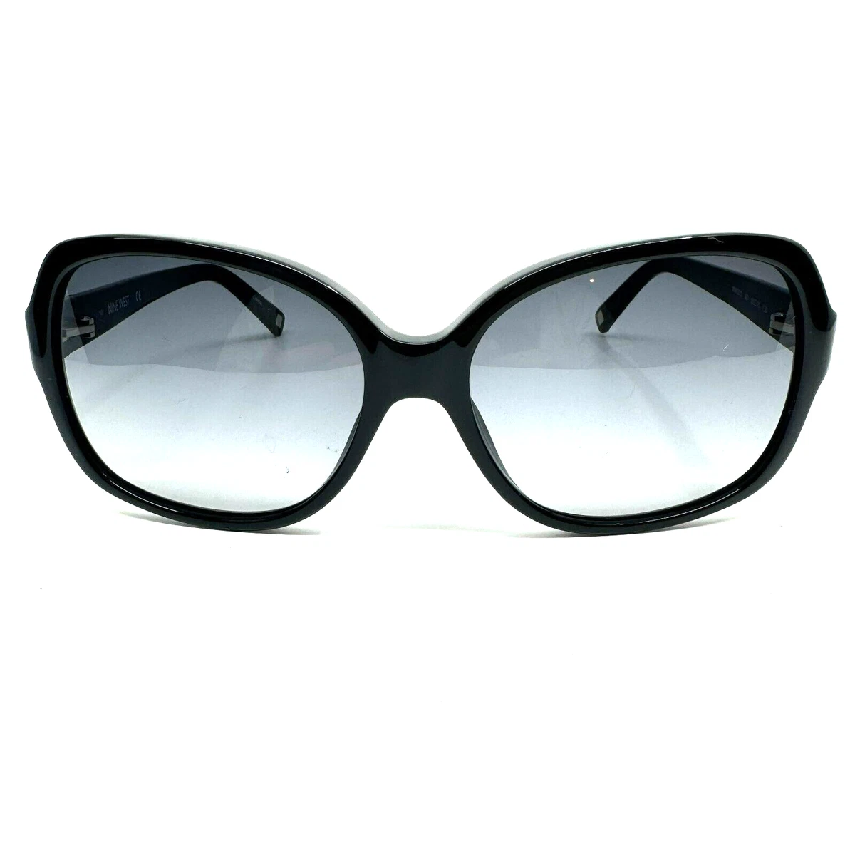 Nine West Black Plastic Frame Sunglasses for Women for sale  display picture 3